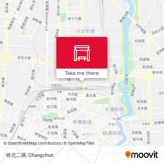 铁北二路 map