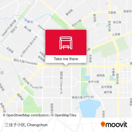 三佳子小区 map
