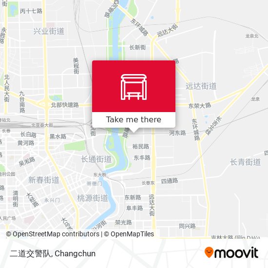 二道交警队 map