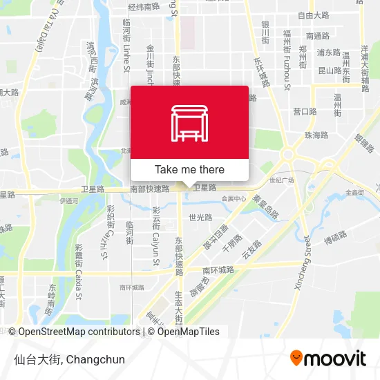仙台大街 map