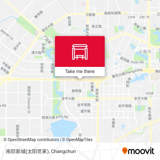 南部新城(太阳世家) map