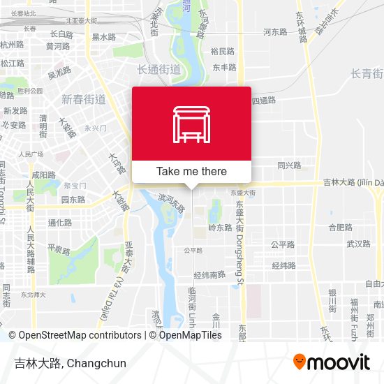 吉林大路 map