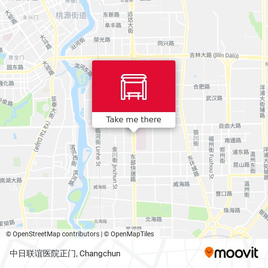 中日联谊医院正门 map