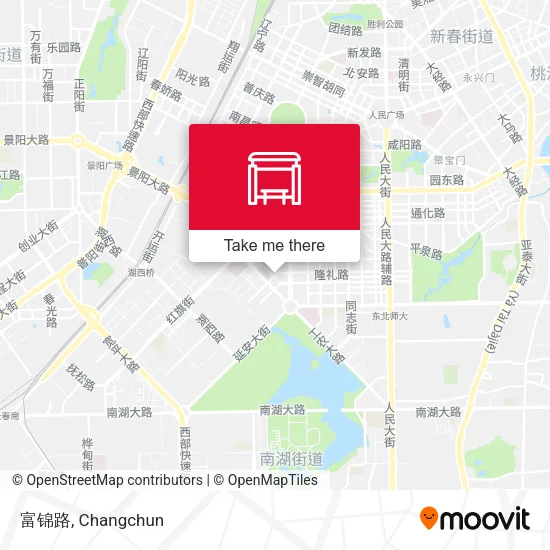 富锦路 map