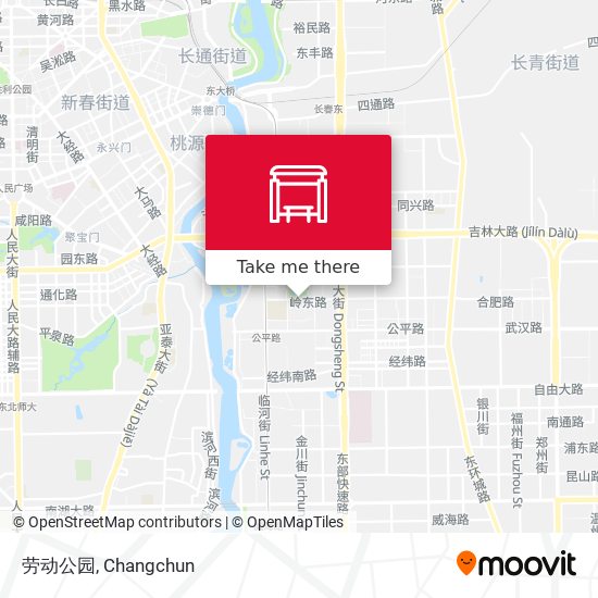 劳动公园 map