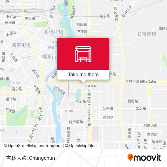吉林大路 map