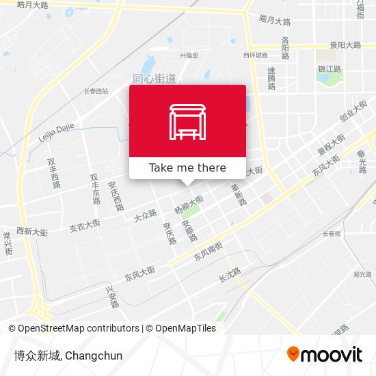 博众新城 map