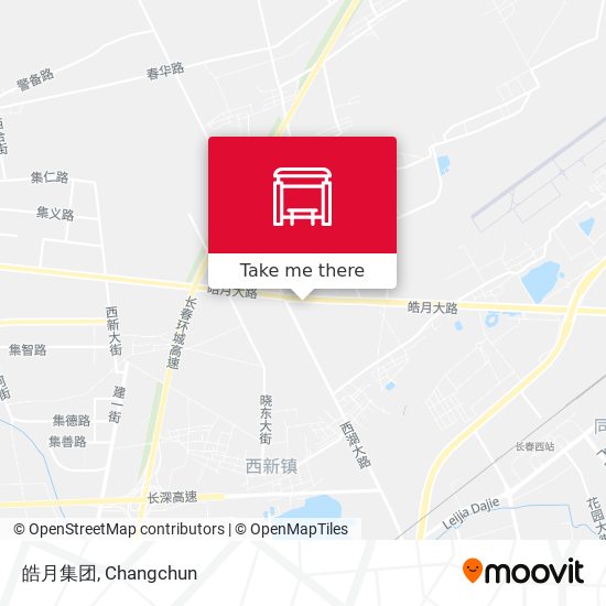 皓月集团 map