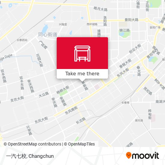 一汽七校 map