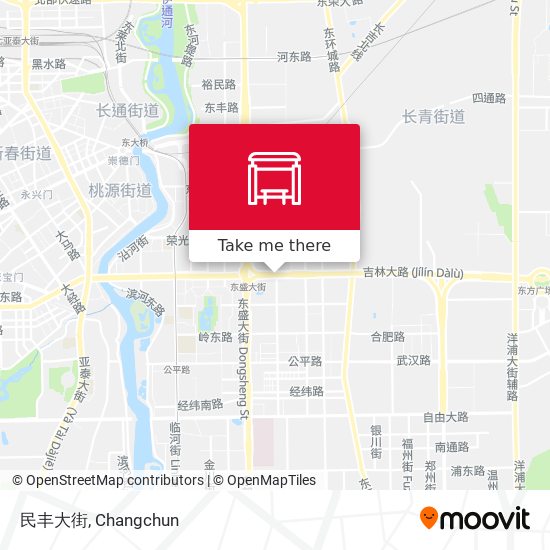 民丰大街 map