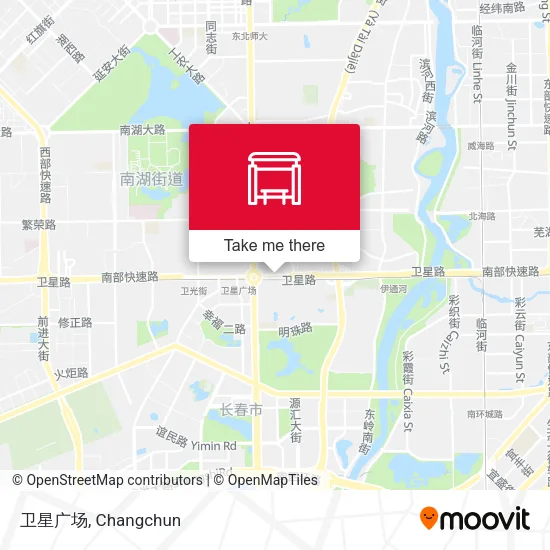 卫星广场 map