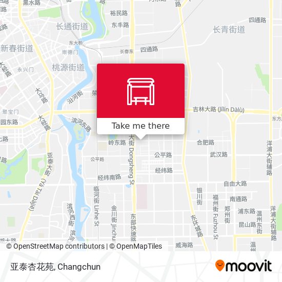 亚泰杏花苑 map