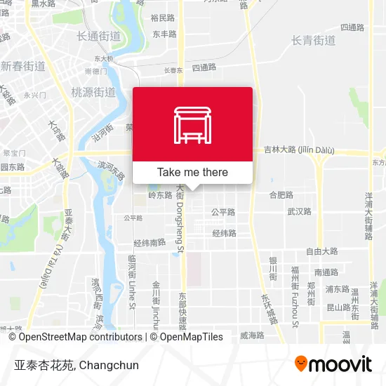 亚泰杏花苑 map