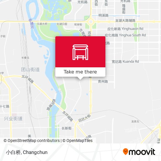 小白桥 map