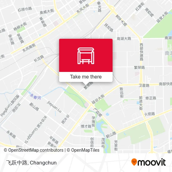 飞跃中路 map