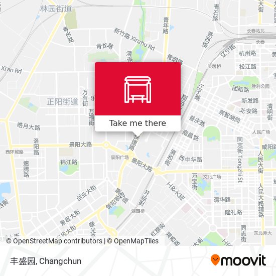 丰盛园 map