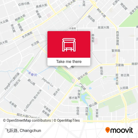 飞跃路 map
