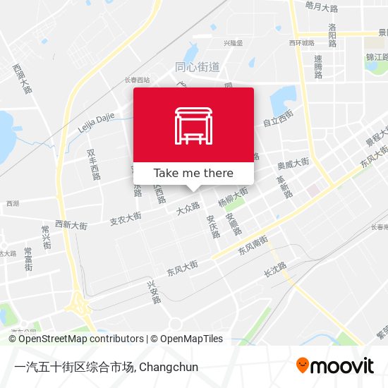 一汽五十街区综合市场 map