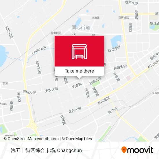 一汽五十街区综合市场 map