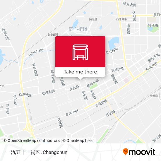 一汽五十一街区 map