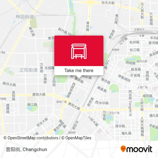 普阳街 map