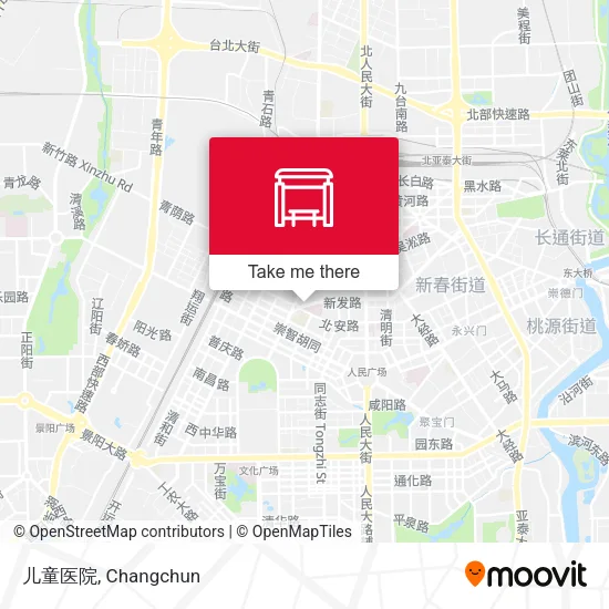 儿童医院 map