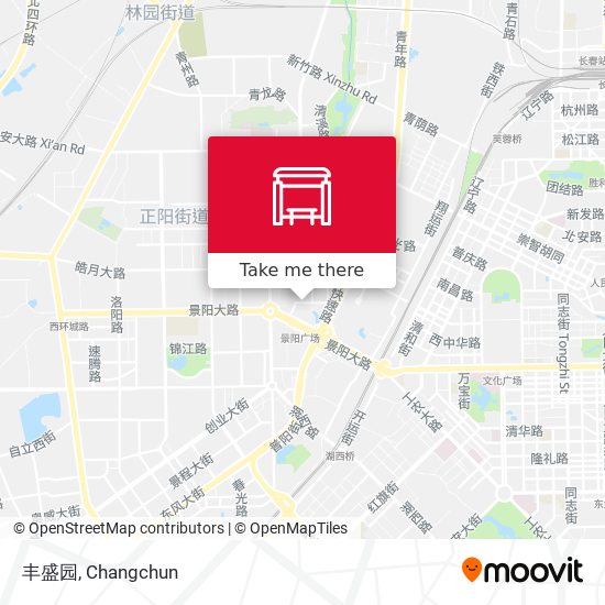 丰盛园 map