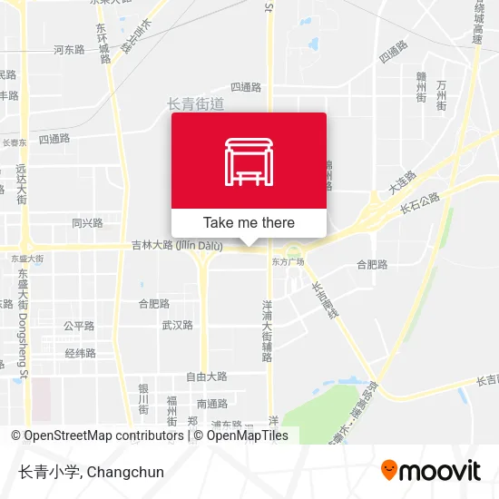 长青小学 map