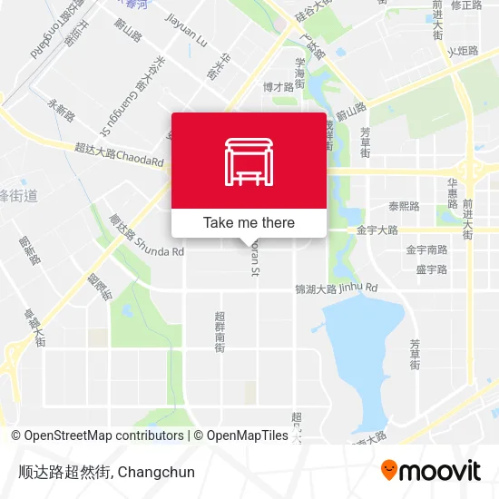 顺达路超然街 map