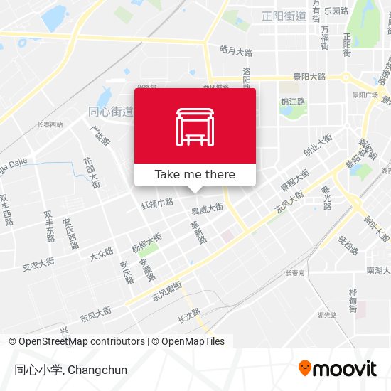 同心小学 map