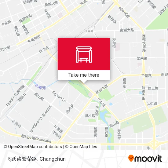 飞跃路繁荣路 map