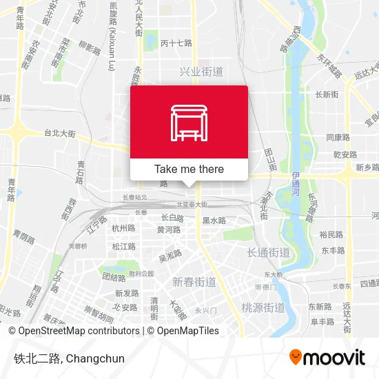 铁北二路 map