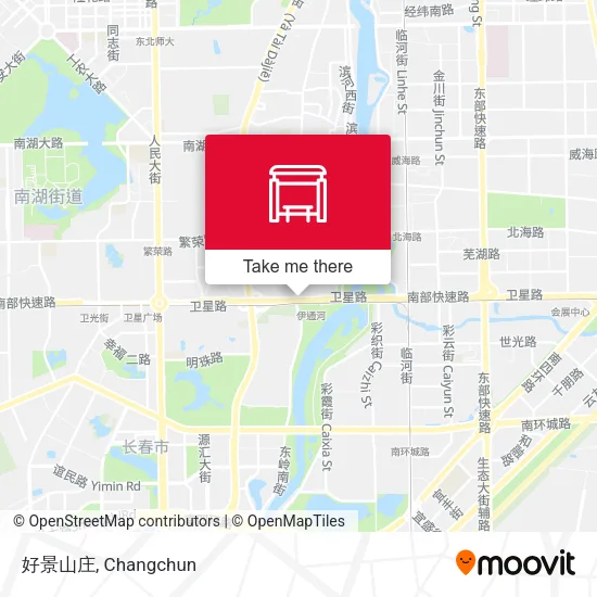好景山庄 map