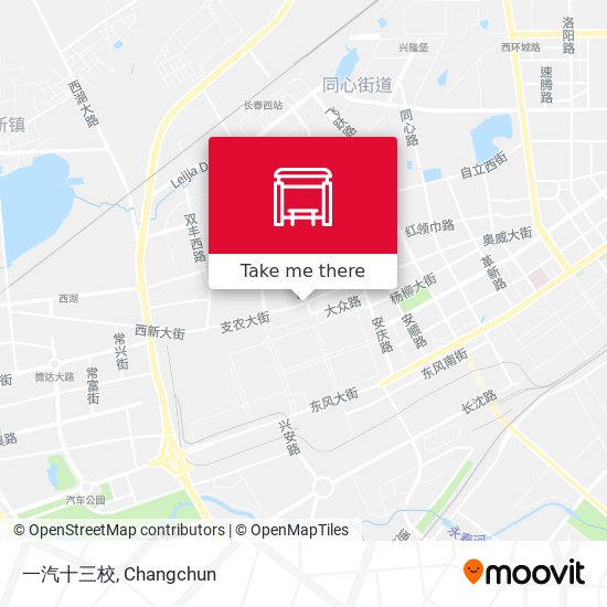 一汽十三校 map