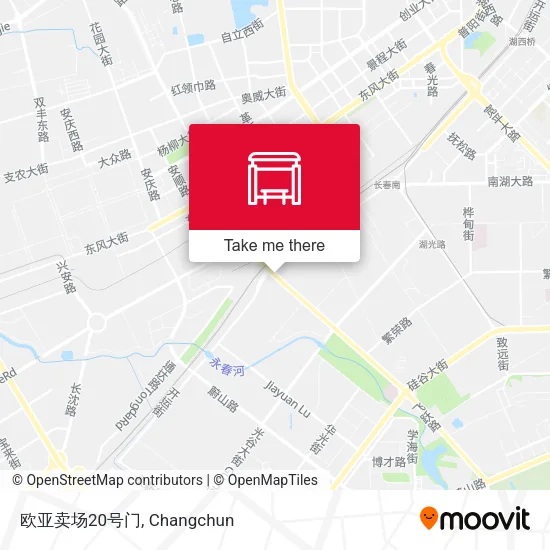欧亚卖场20号门 map