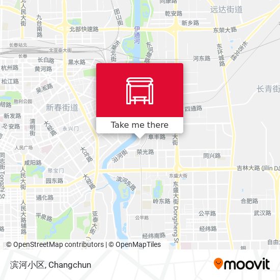 滨河小区 map