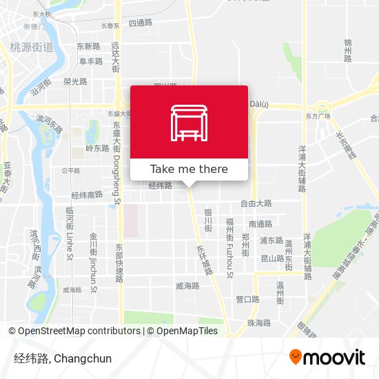 经纬路 map