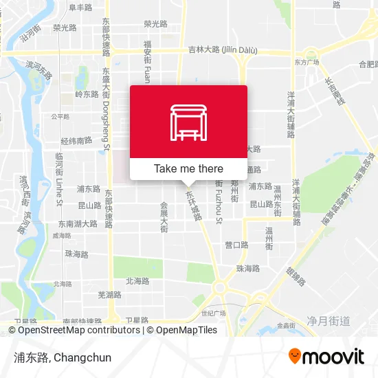 浦东路 map