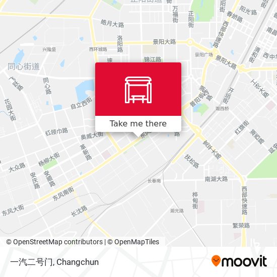 一汽二号门 map