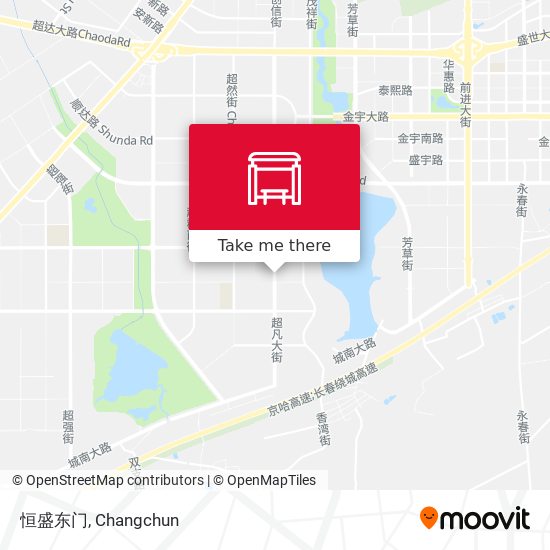 恒盛东门 map