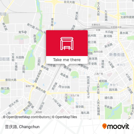 普庆路 map