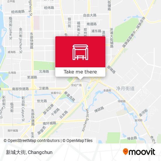 新城大街 map