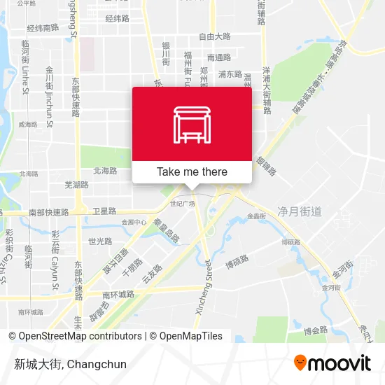 新城大街 map