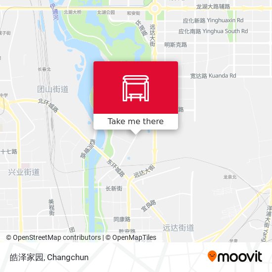 皓泽家园 map