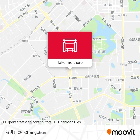 前进广场 map