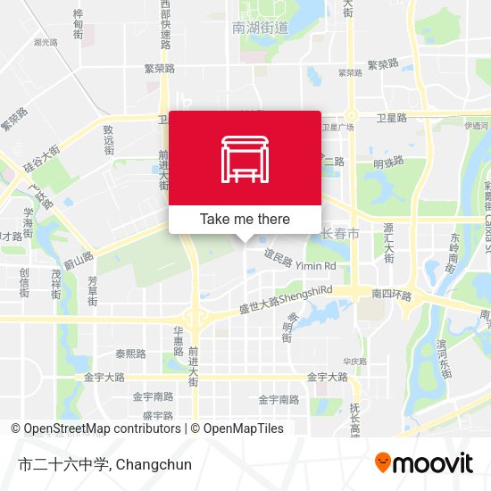 市二十六中学 map