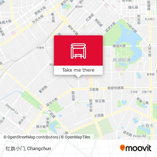 红旗小门 map
