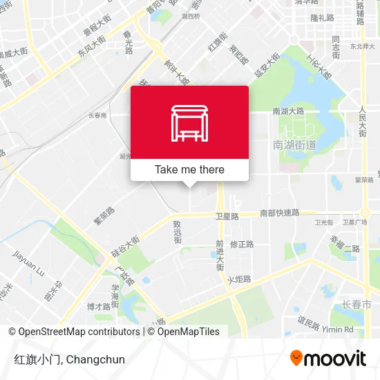 红旗小门 map