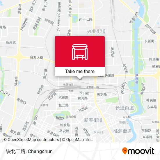 铁北二路 map
