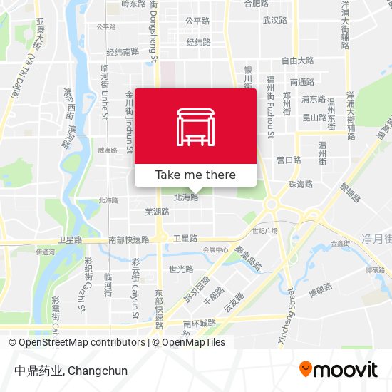 中鼎药业 map